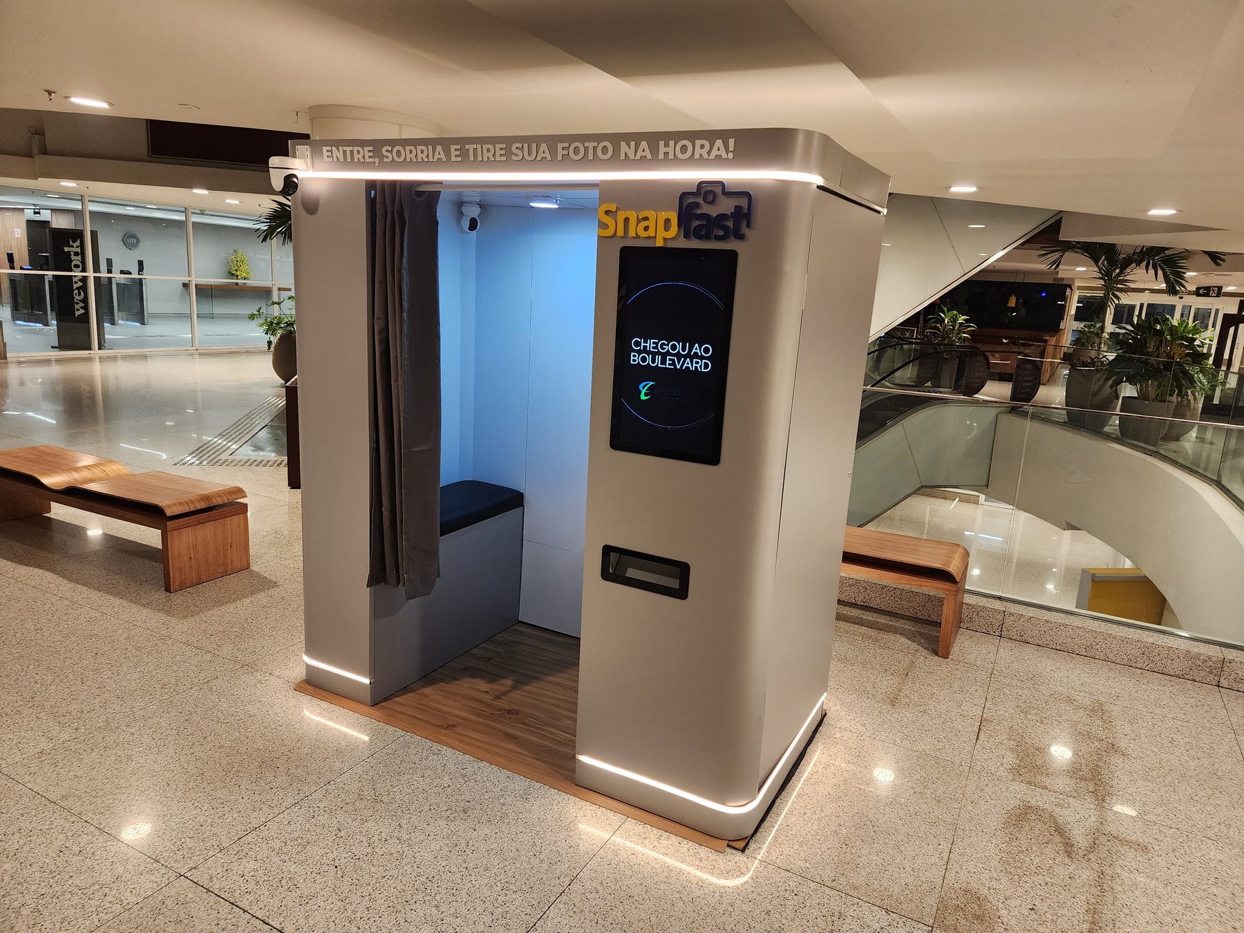 Cabine Snapfast premium no Boulevard Shopping BH